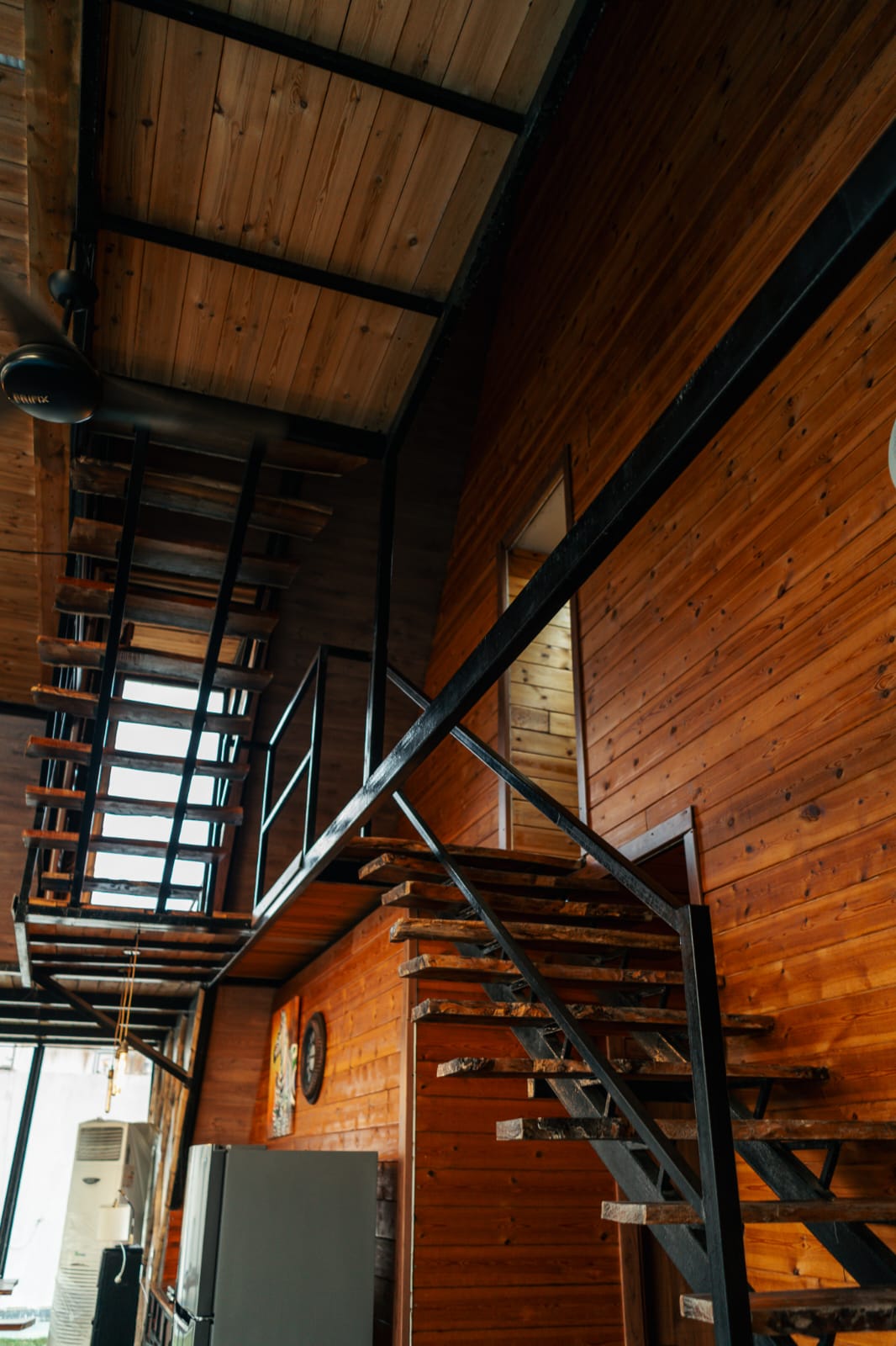 Interior staircase with modern design